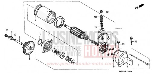 MOTEUR DE DEMARRAGE CB1000FT de 1996